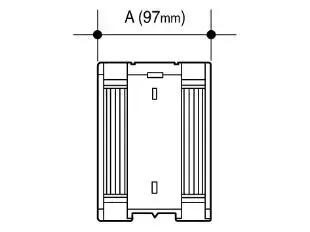 Round Gutter Jointing Bracket 112mm - Black