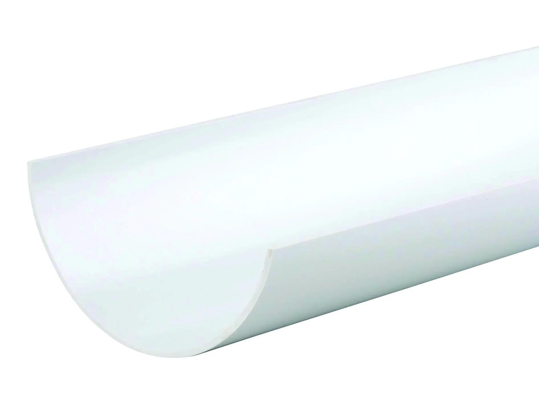 Round Gutter - 112mm, White, 4m