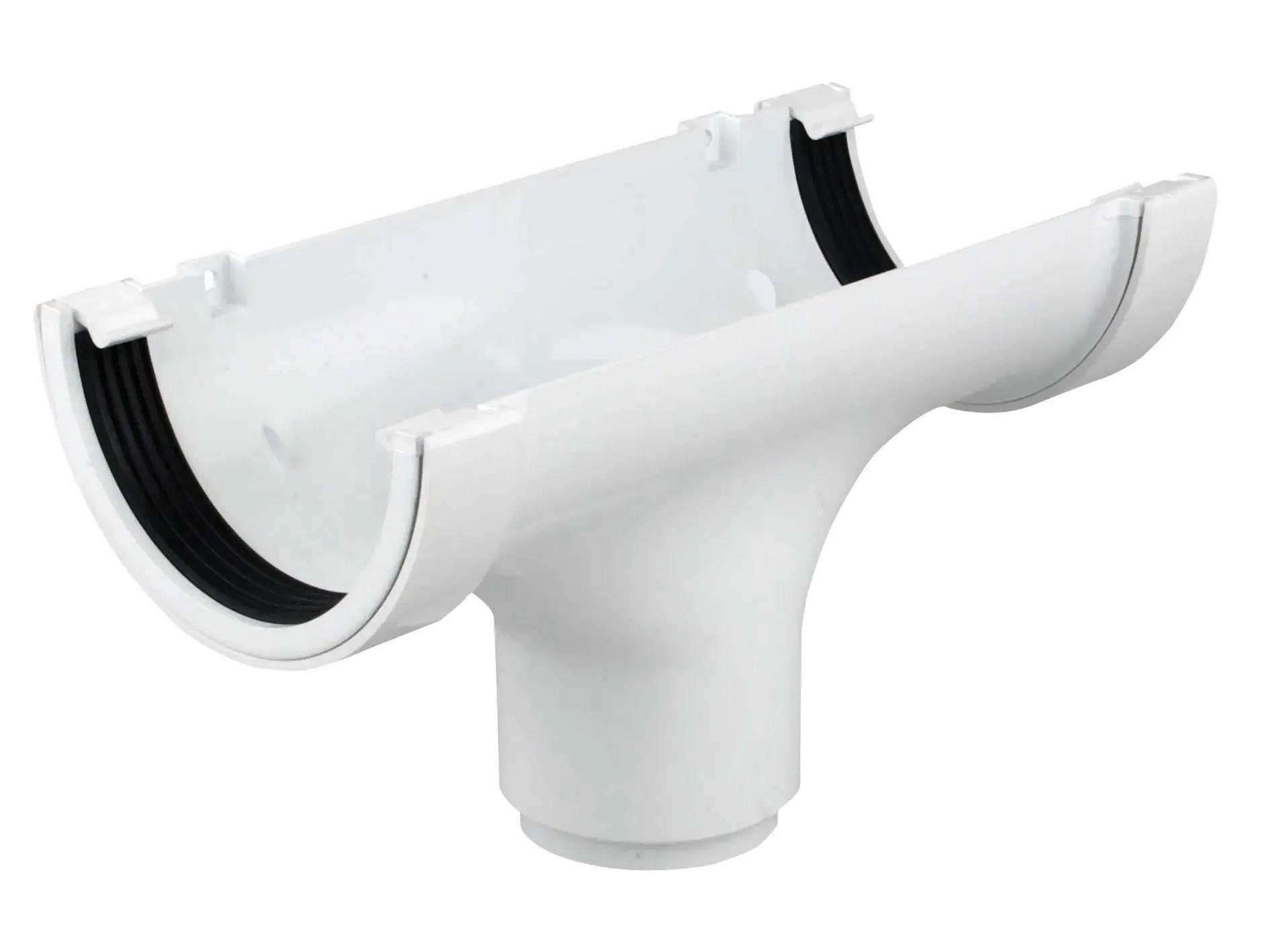 Straight Running Outlet 112mm - White