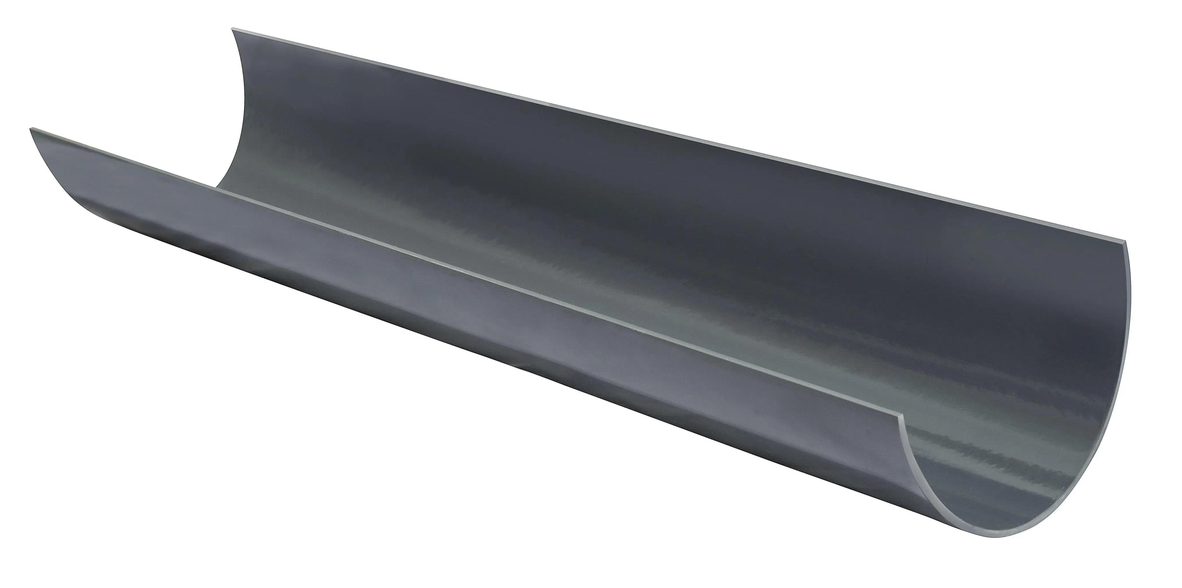Deep Round Gutter - Anthracite Grey, 113mm, 4M