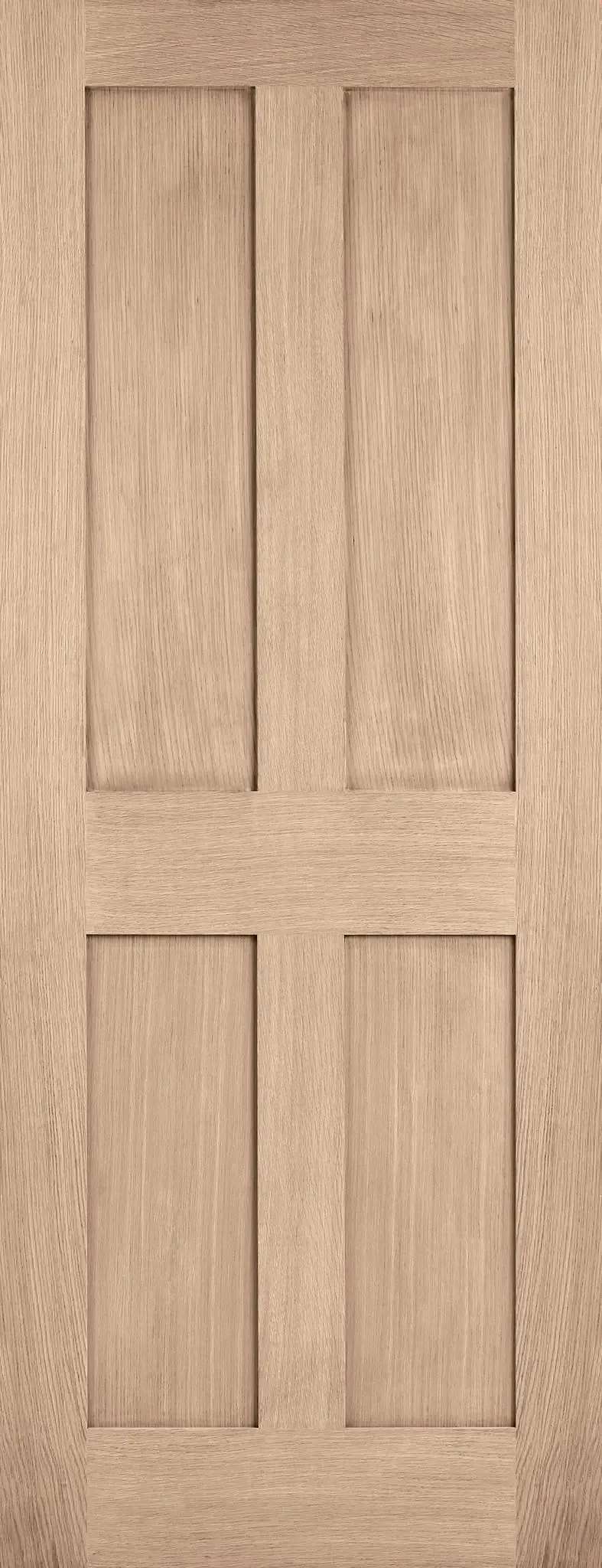 London (LPD) Pre-finished OAK Door 78” x 27” PFOLON27