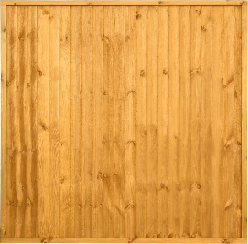 Superior Closeboard Fence Panel Golden Brown 1830 x 1200mm (4x6ft)