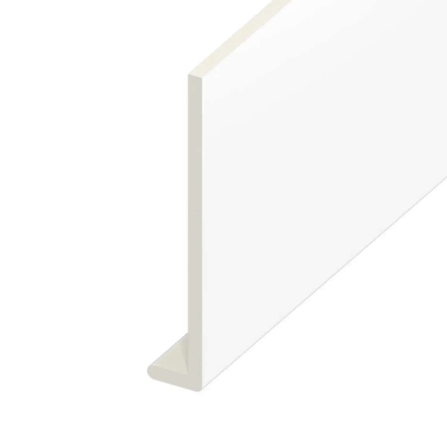 Fascia Capping Board Square Foiled (Woodgrain) White 150 x 9mm x 5m