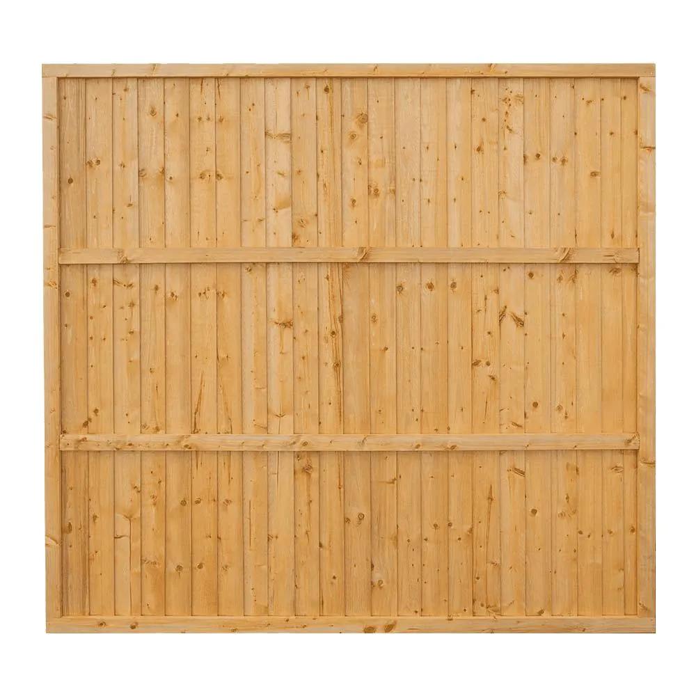 Superior Featheredge Fence Panel Golden Brown 1830 x 1800mm (6x6ft)