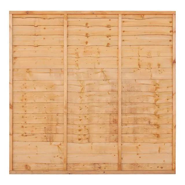 Superior Lap Fence Panel Golden Brown 1828 x 600mm (2x6ft)