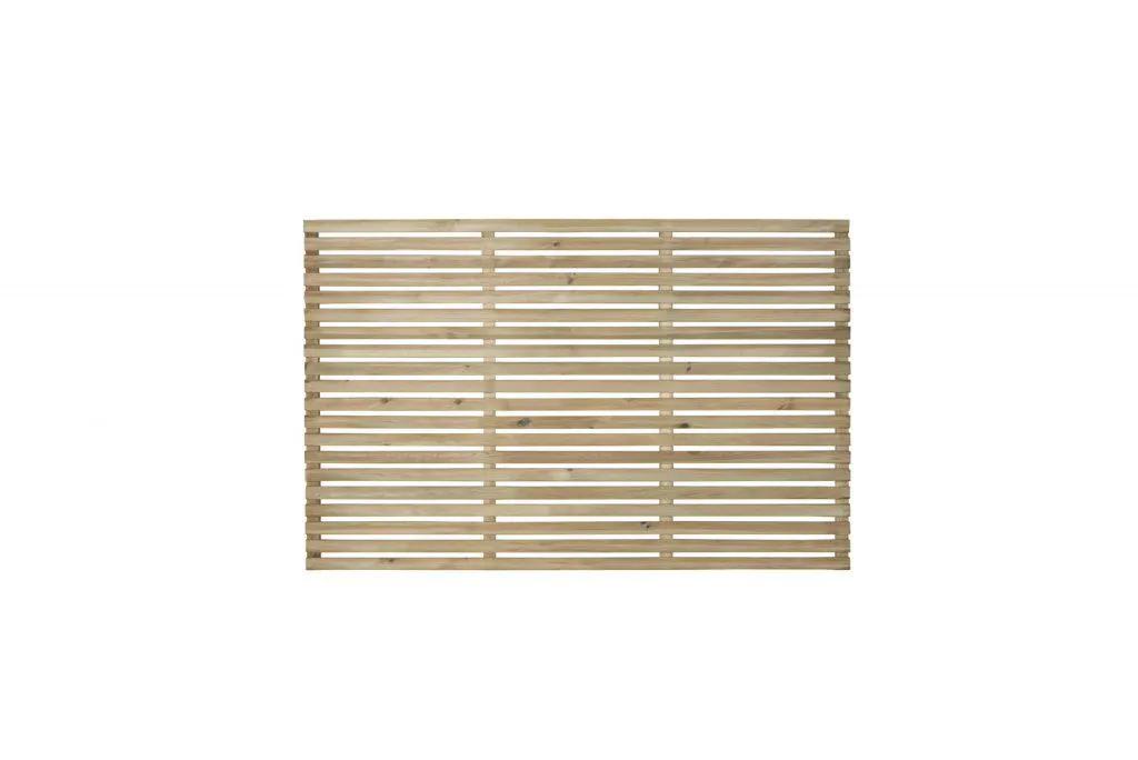 Slatted Fence Panel Natural 1800 x 1500mm (5x6ft)