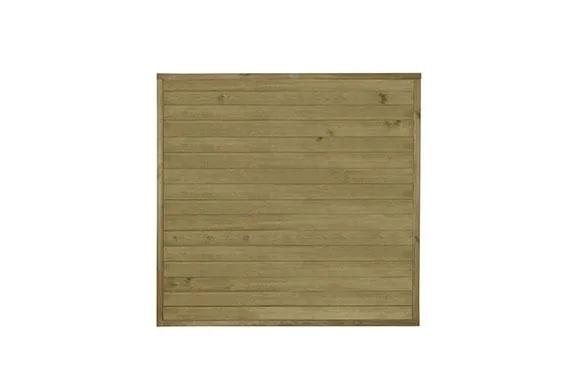 Horizontal Tongue & Groove Fence Panel Natural 1830 x 1830mm (6x6ft)