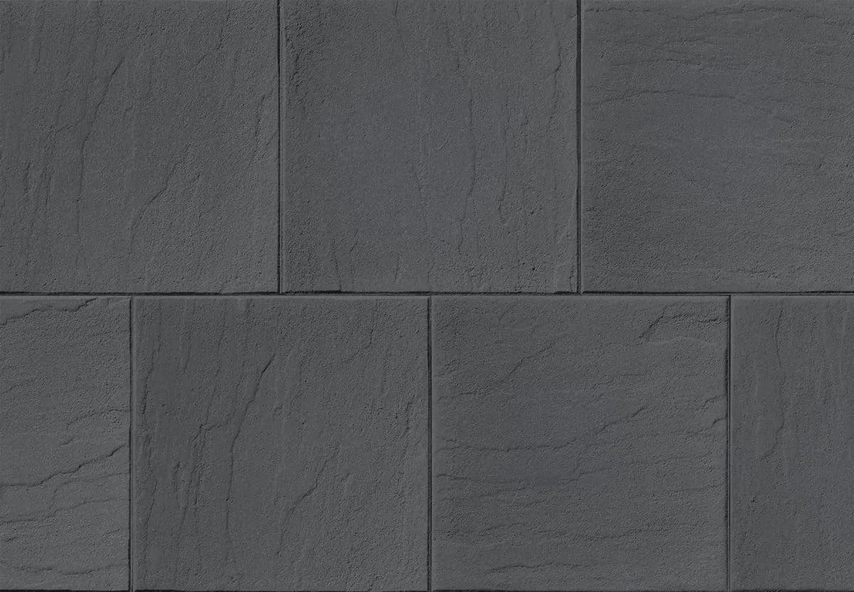 Tobermore Riven Paving Flag 450 x 450 x 35mm Charcoal (6.075m²)