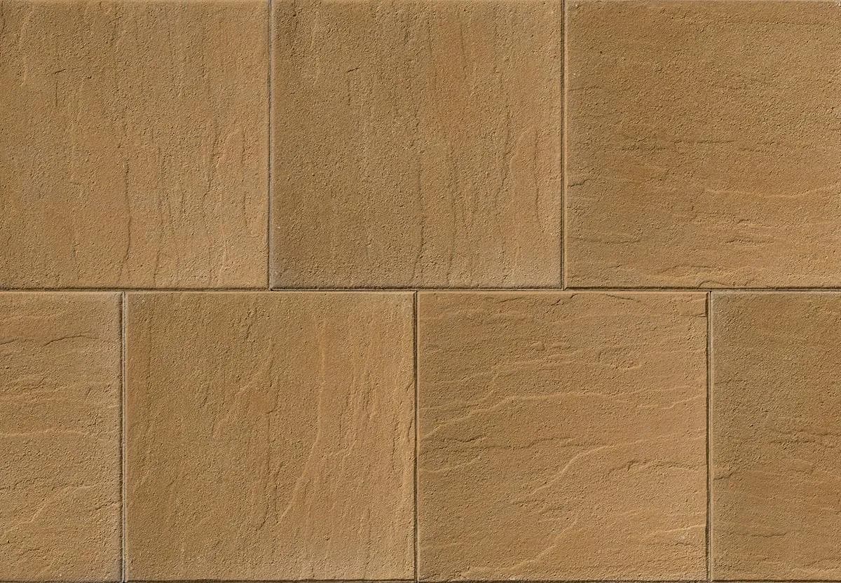Tobermore Riven Paving Flag 400 x 400 x 32mm Golden (4.8m²)
