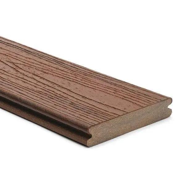 Trex® Transcend® Grooved Deck Board 3.66m Lava Rock