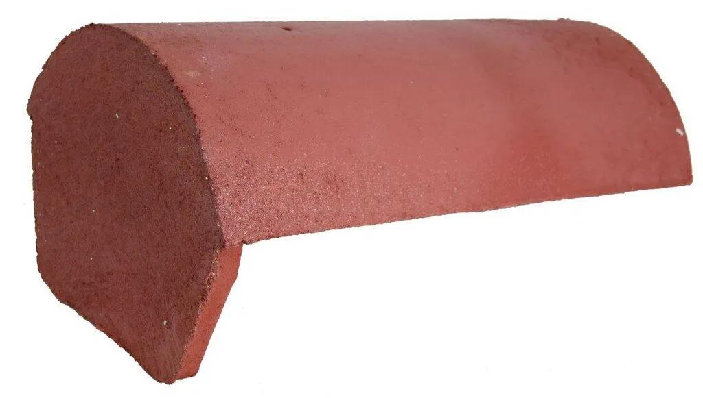 Redland Half Round Ridge Block-End Rustic Red