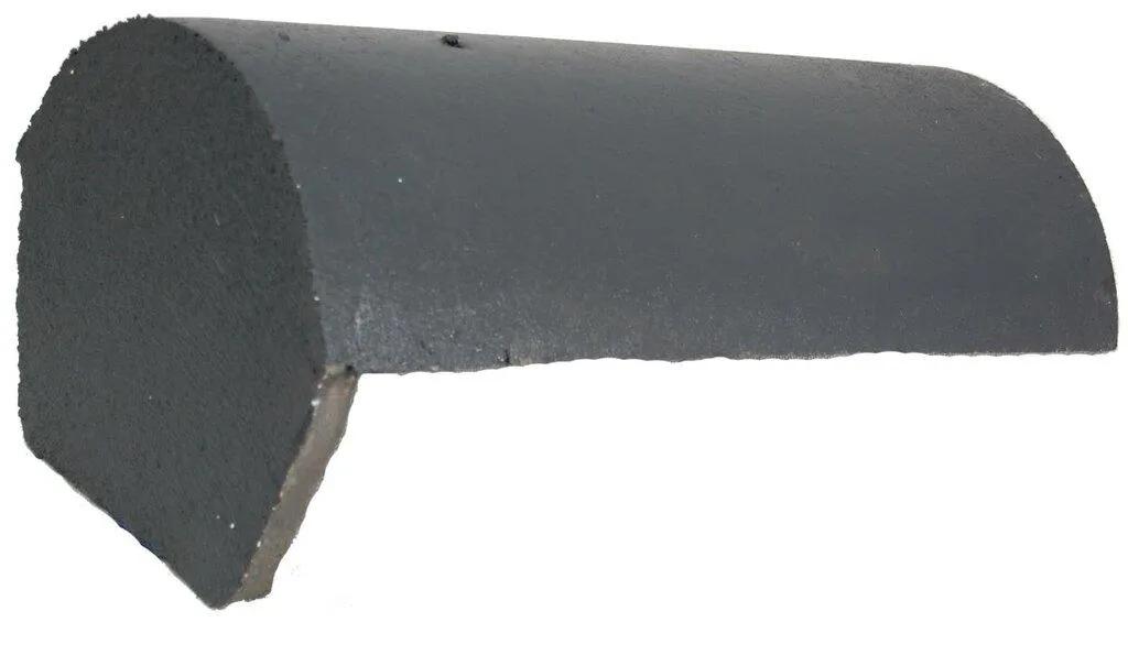 Redland Half Round Ridge Block-End Charcoal Grey