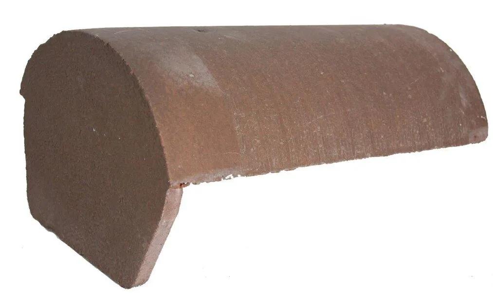 Redland Half Round Ridge Block-End Tudor Brown