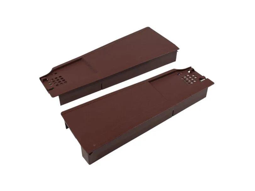 Redland Slate 10 DryVerge (Pack of 18 LH & 18 RH) Red