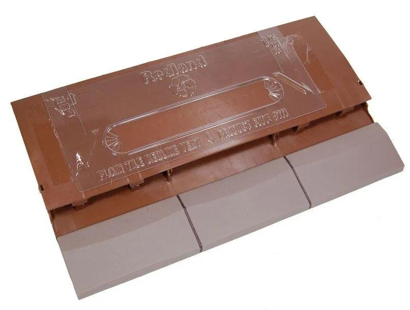 Redland RedLine Plain Tile Vent Tudor Brown