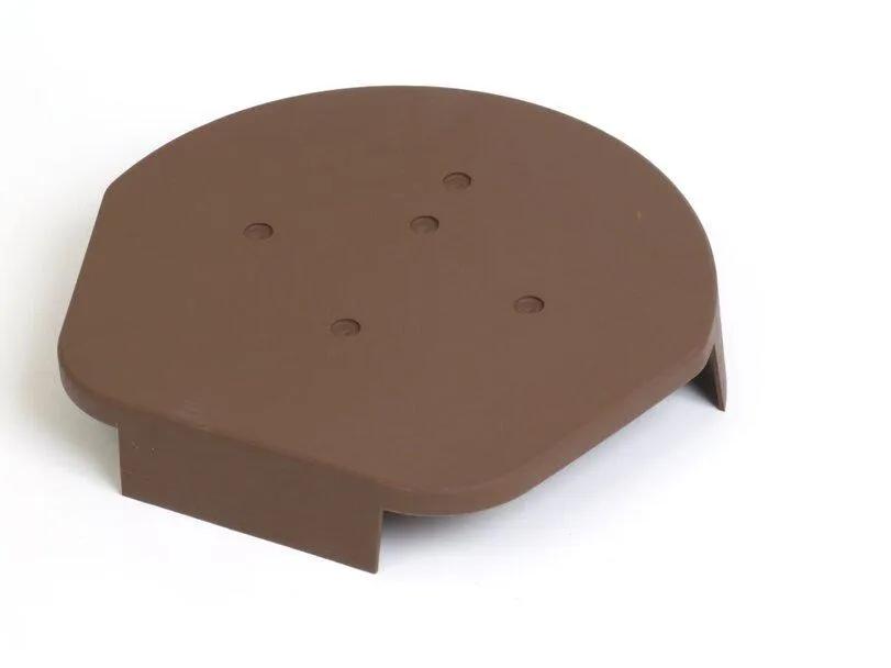 Redland Half Round Ridge End Cap Rust