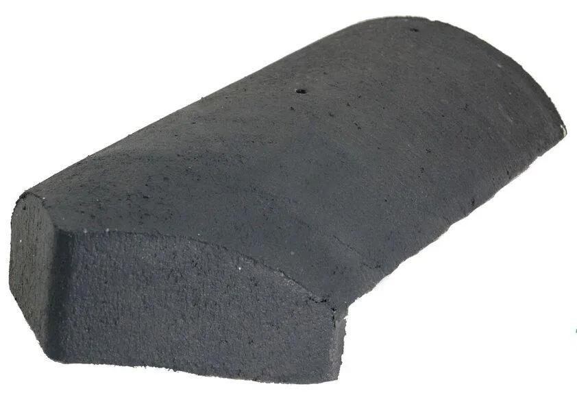 Redland Third Round Block End Hip Charcoal Grey