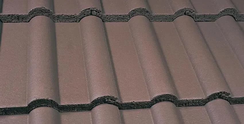 Marley Double Roman Smooth Brown Roof Tile MA10352