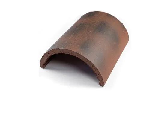 Marley Red Smooth Half Round Ridge MAKE001ZHRDB