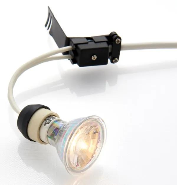 Lampholder, GU10 c/w Stirrup Bracket &, Covered Terminal Block