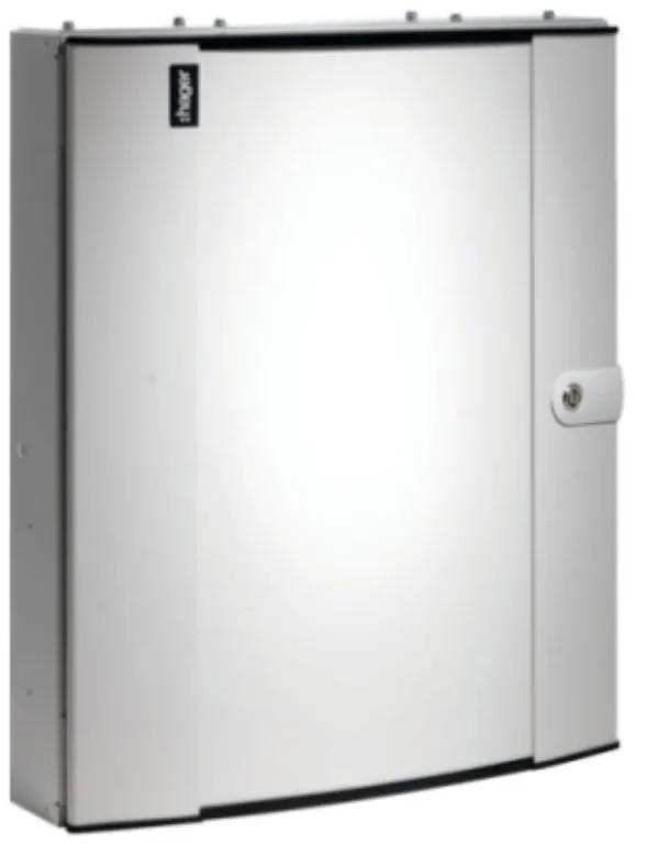 Hager JK104BG Distribution Board 4 Way TPN 125A Plain Door