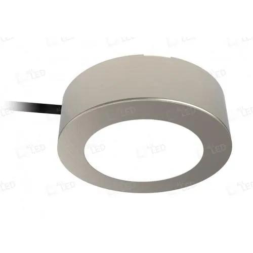 ACL240SN/CCT CHANGEABLE UNDERCABINET ROUND LIGHT SURFACE/RECESSED SATIN NICKEL (Nickel Satin)