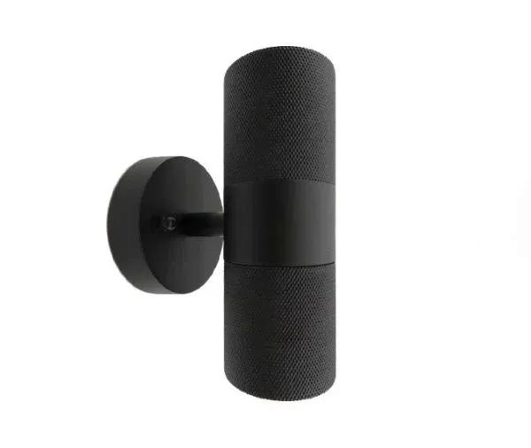 Save Light GU10 UP / Down Wall Light KNURL-BLACK (Black)