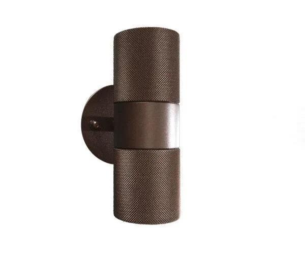 Save Light GU10 UP / Down Wall Light KNURL-BROWN (Bronze)