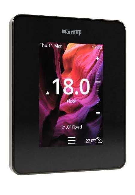 Warmup 6iE WiFi Thermostat Onyx Black