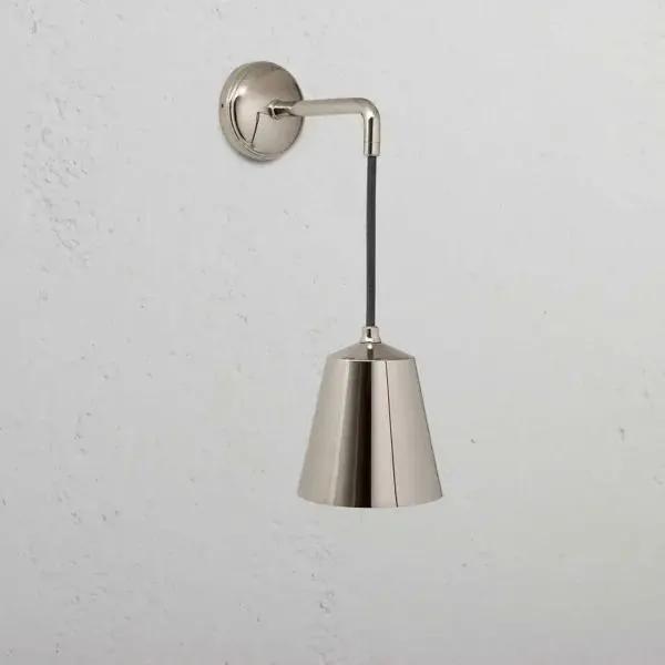 Corston Richmond Small Hanging Wall Light (Polished Nickel)