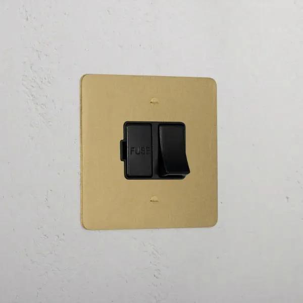 Corston Switched Fused Spur (FCU) (Antique Black Brass)