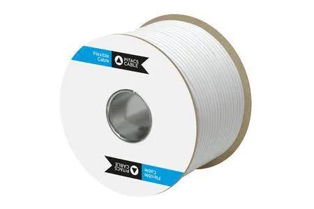 Pitacs 3185Y White 5 Core 1.5mm² Flexible Cable 50m Drum