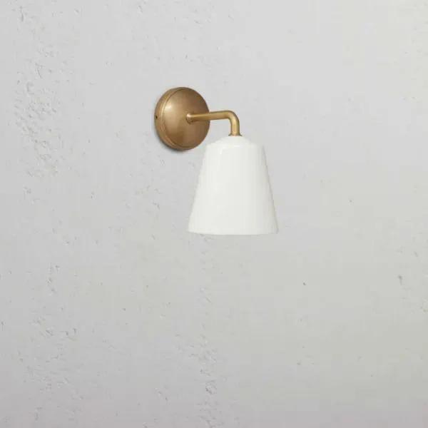 Corston Richmond Small Wall Light Fine Porcelain (Antique Brass)