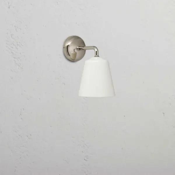 Corston Richmond Small Wall Light Fine Porcelain (Polished Nickel)