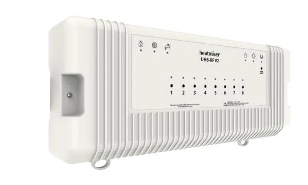 Heatmiser UH8-RF v2 – 8 Zone Wireless Wiring Centre