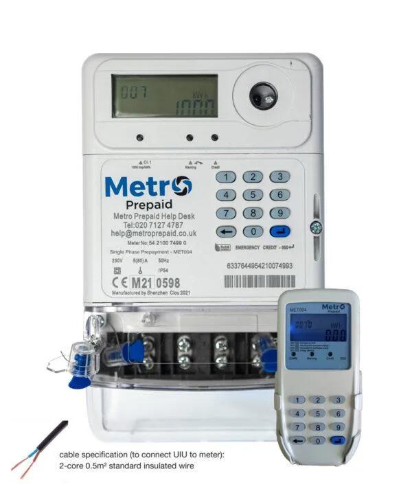 MET004 – METRO DIGITAL PREPAID METER – SINGLE PHASE