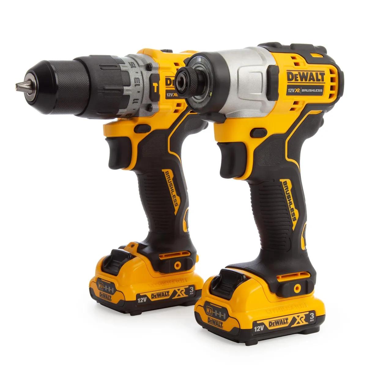 DeWALT DCK2111L2T 12V XR Brushless Sub-Compact Twinpack