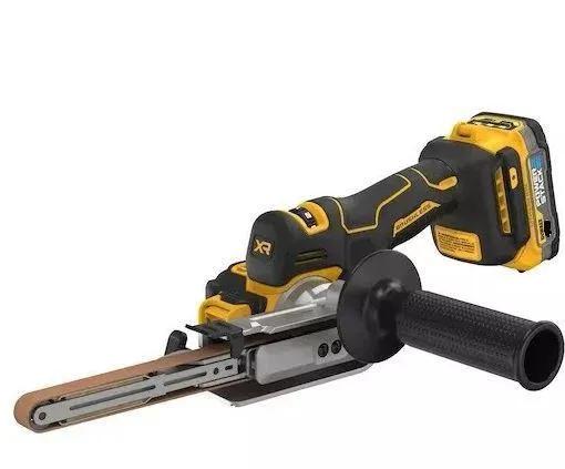 DeWALT DCM200E2T-GB 18V XR Band File With 2 x 1.7AH PowerStack Batteries