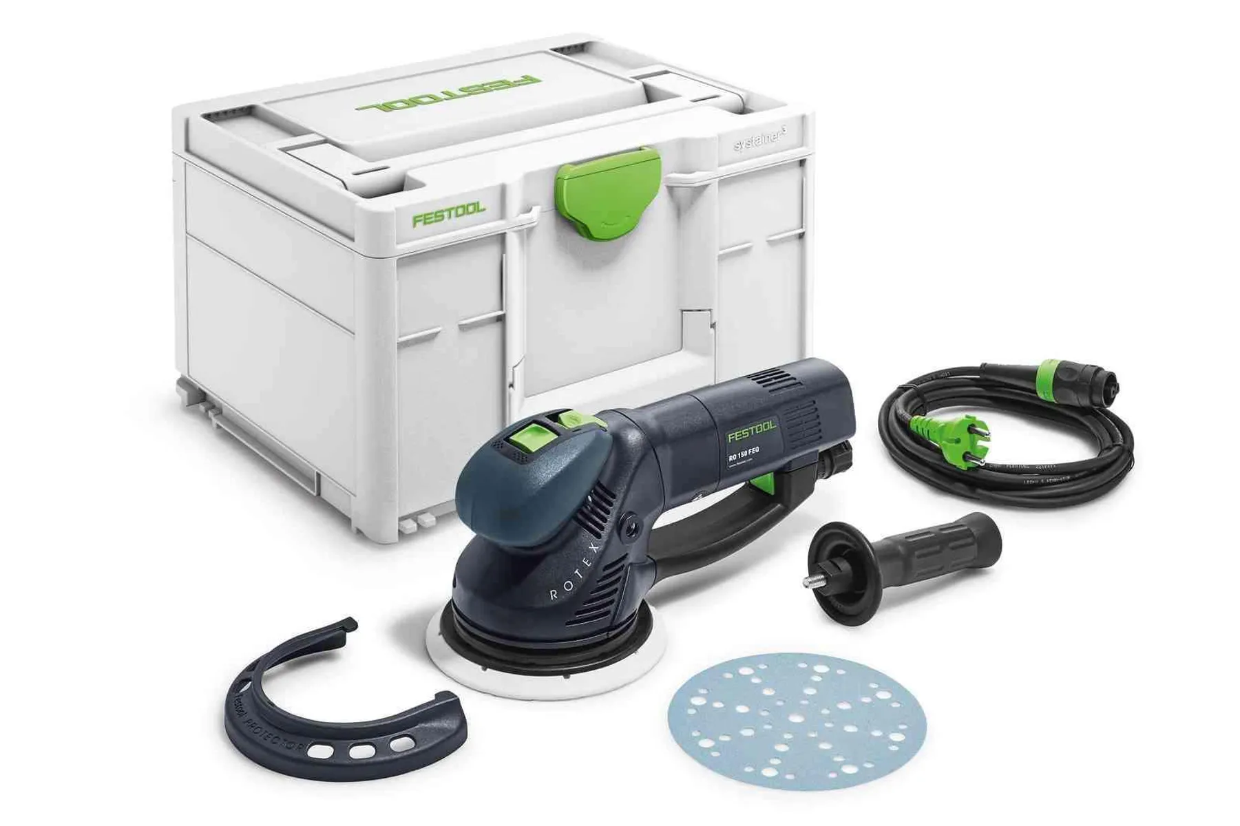 Festool Rotex RO150FEQ-Plus 240v Geared Eccentric Sander in Systainer