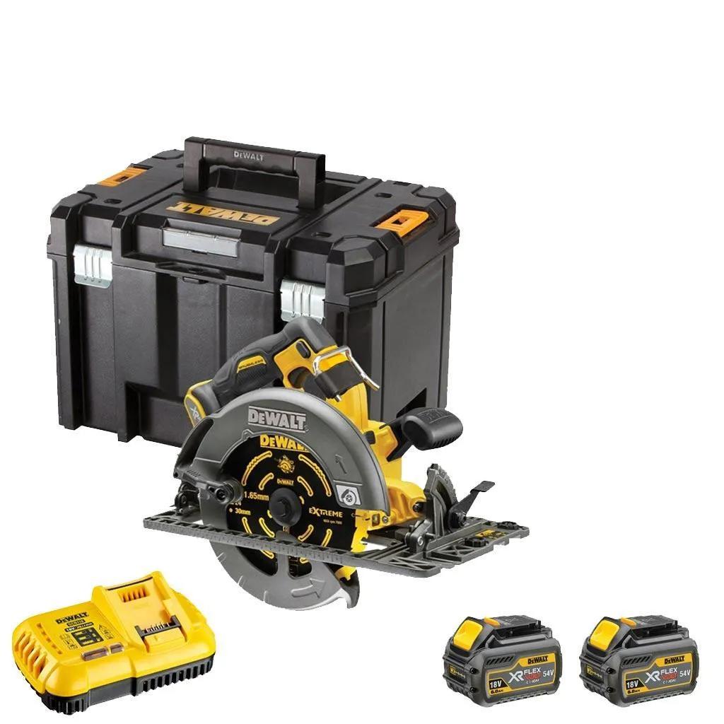 DeWALT DCS579T2-GB 54V XR FLEXVOLT 190mm Circular Saw 2x 6.0ah Batts