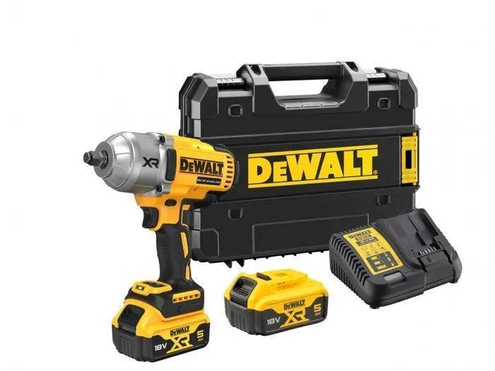 DeWALT DCF900P2T-GB 18V XR Brushless 1/2" Hog RingImpact Wrench With 2x 5Ah Batteries