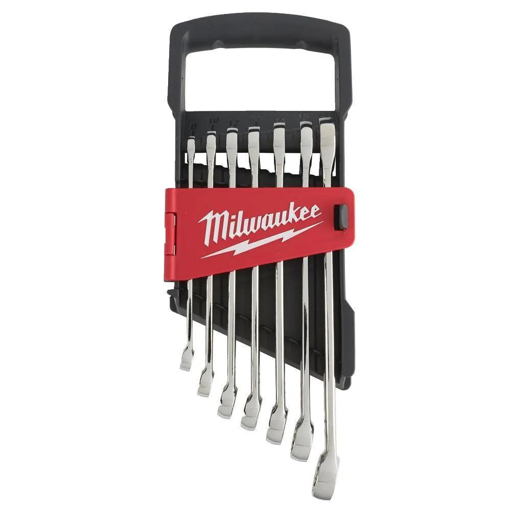 Milwaukee 4932464257 MAX BITE™ Metric Combination Spanner 7Pc Set