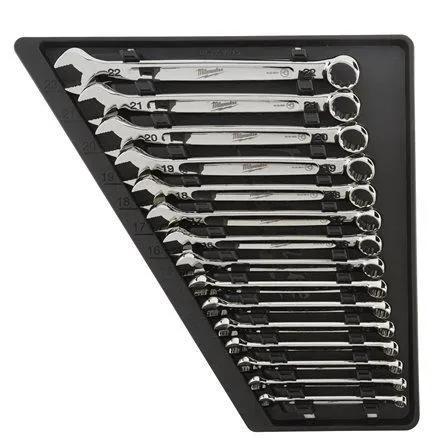 Milwaukee 4932464258 Metric MAX BITE Combination Spanner 15 Piece Set