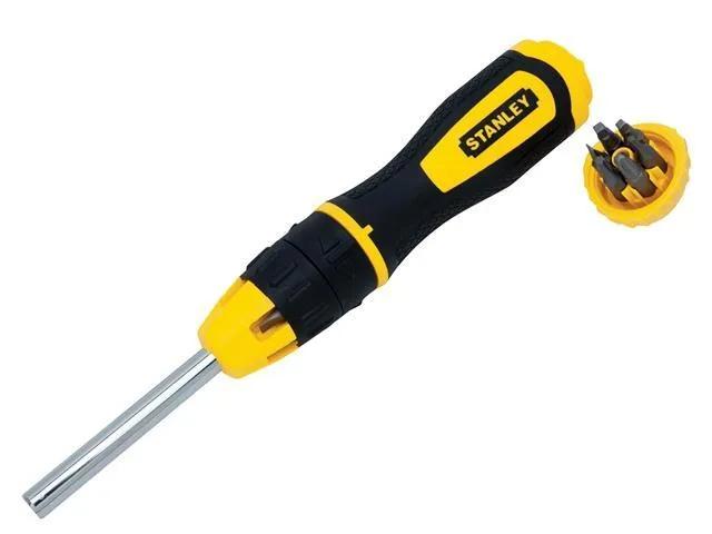 Stanley STA068010 Multibit Ratchet Screwdriver with 10 Bits