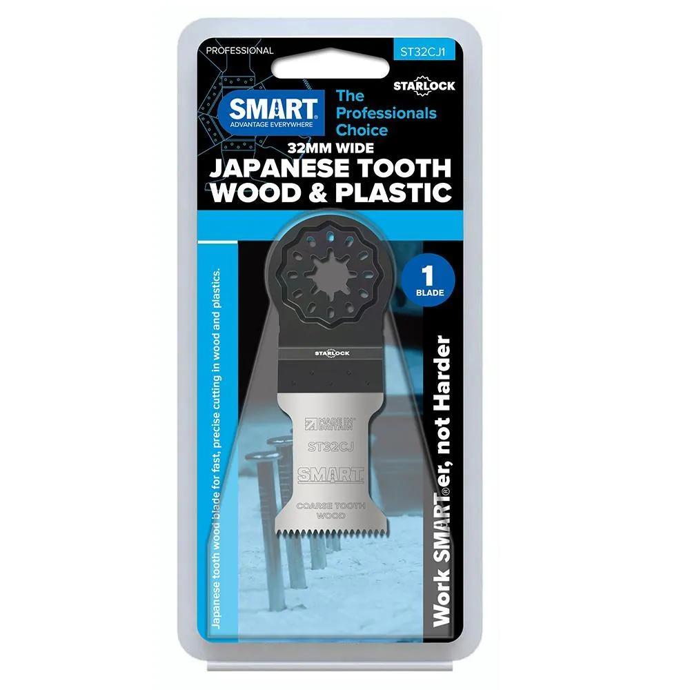 SMART ST32CJ1 Starlock 32mm Japanese Tooth Wood Multi Tool Blade