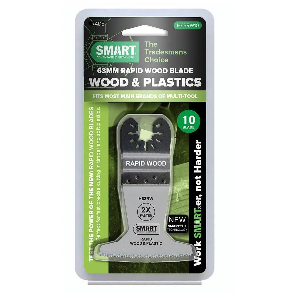 SMART Trade H63RW10 63mm Rapid Wood Multi Tool Blade Pack Of 10