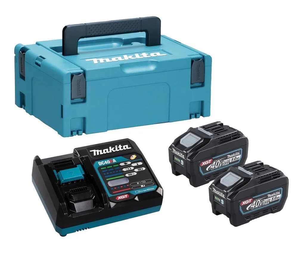 Makita 191V42-8 40Vmax XGT 2 x 5.0Ah Power Source Battery Kit With Charger 240V