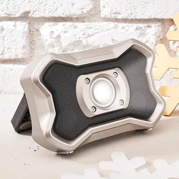 Faithfull Rechargeable 20W Work Light With Speaker