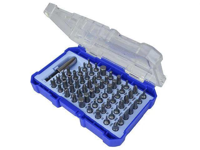 Faithfull FAISBSET61 Screwdriver Bit Set 61 Piece Set