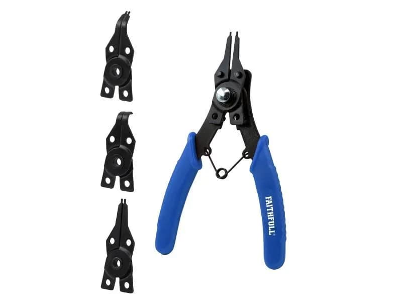 Faithfull Circlip Plier 5 Piece Set
